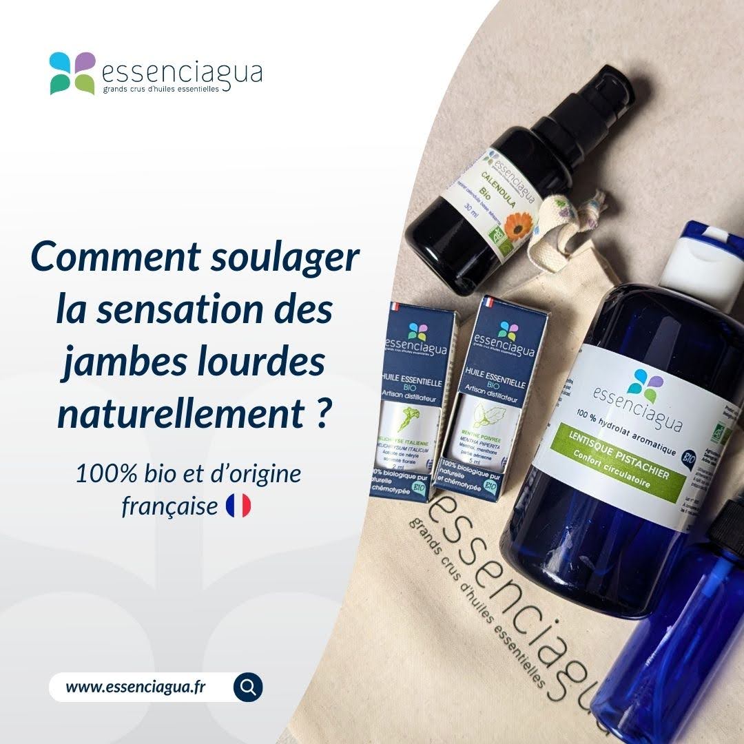 Soulagez les sensations de jambes lourdes cet été naturellement ! 🌞🌿